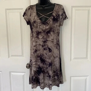Rolla Coster black and gray dress size  small V-neck short sleeve